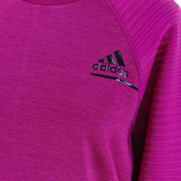 ADIDAS Sweatshirt Women’s SIZE MEDIUM Power Berry Purple ZNE Pullover Top NEW - Picture 11 of 15